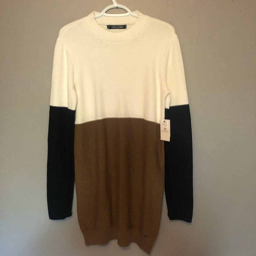 Women’s Volcom LS sweater dress size S/P 10 long sleeve